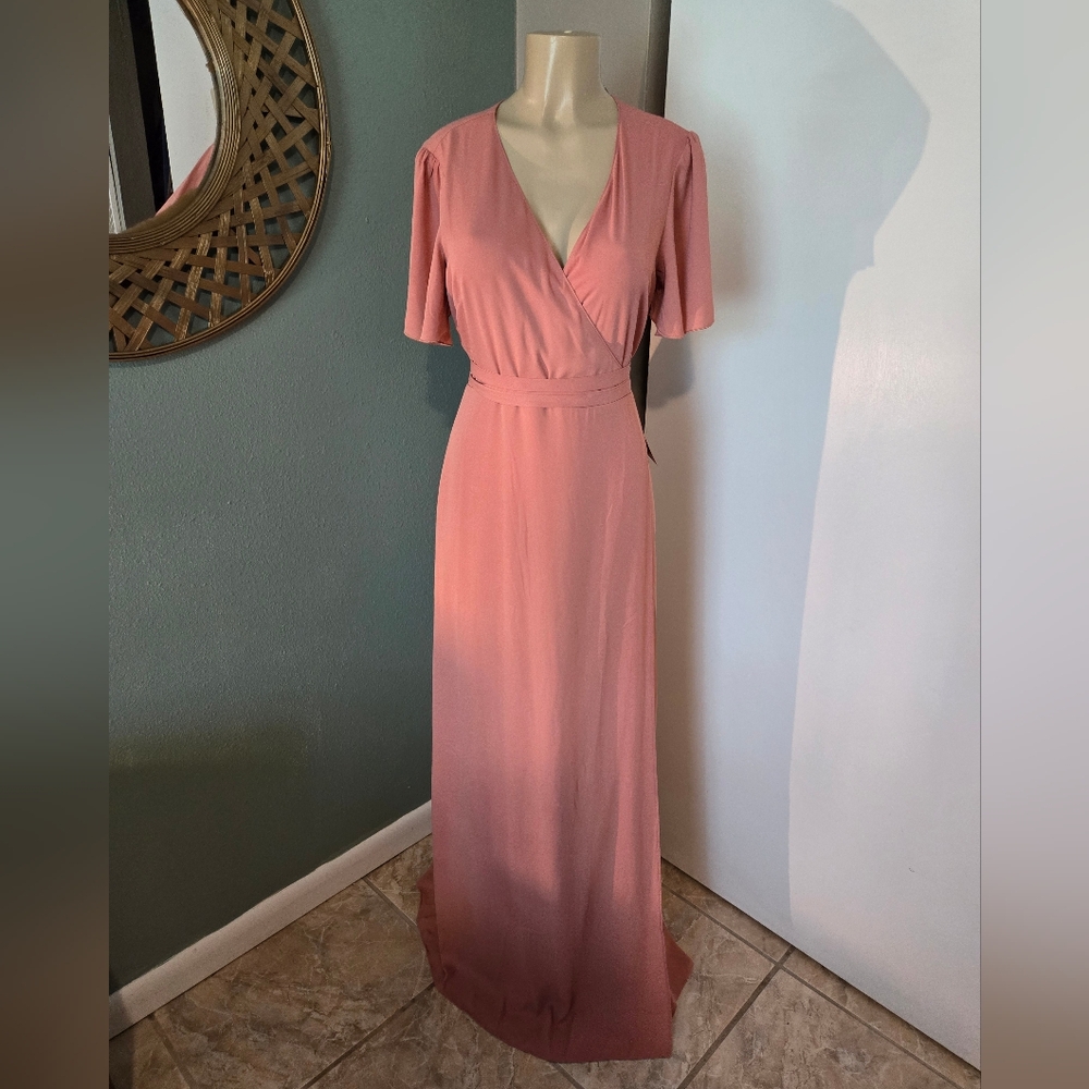 BNWT Show me your Mumu Noelle flutter wrap dress size L